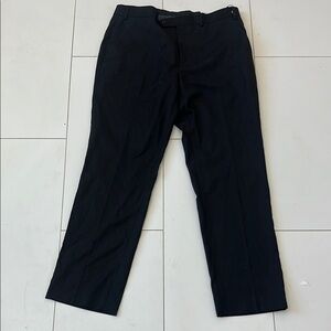 Ralph Lauren Classic Fit Suit Trouser Black Dress Pants 35W X 30L NWT